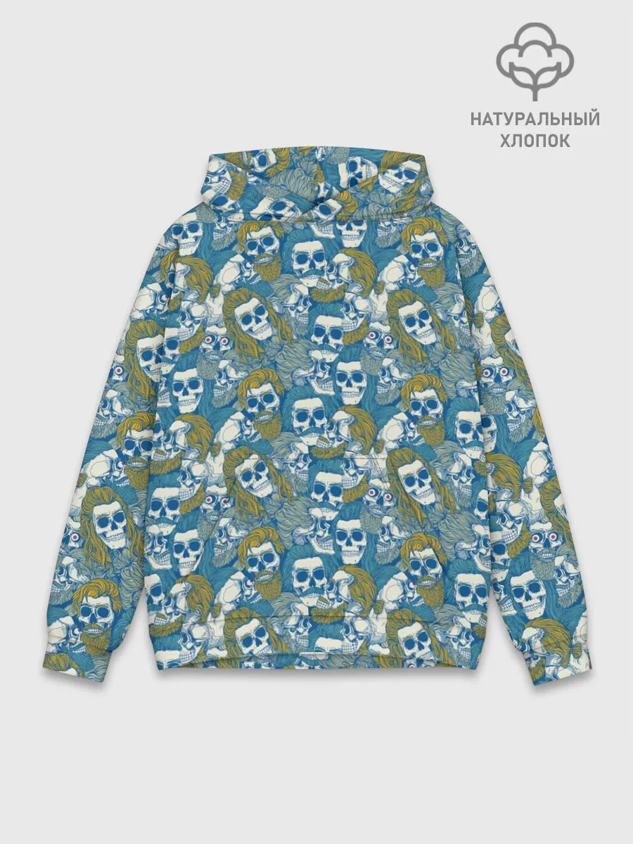 Худи мужской база хлопок / Стильные Мертвецы