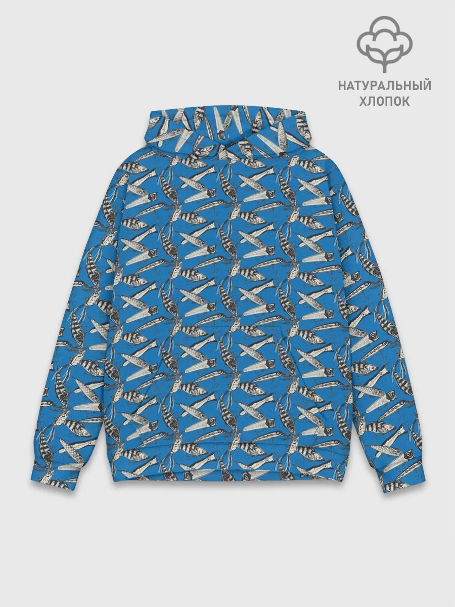 Худи мужской база хлопок / Рыболовные Приманки