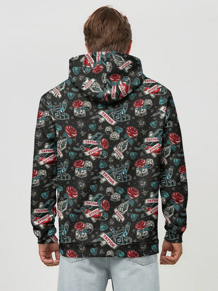 Худи мужской база хлопок / TATTOO