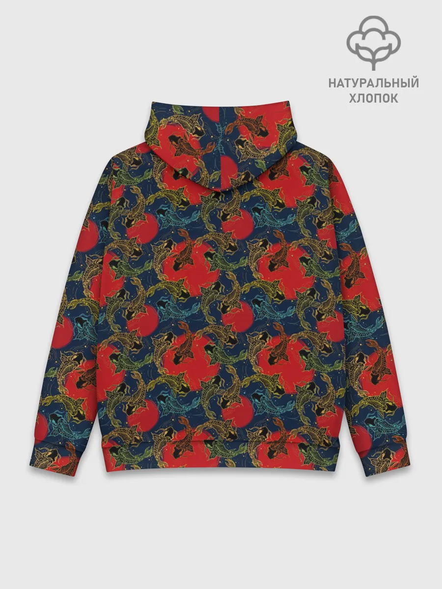 Худи мужской база хлопок / Карпы