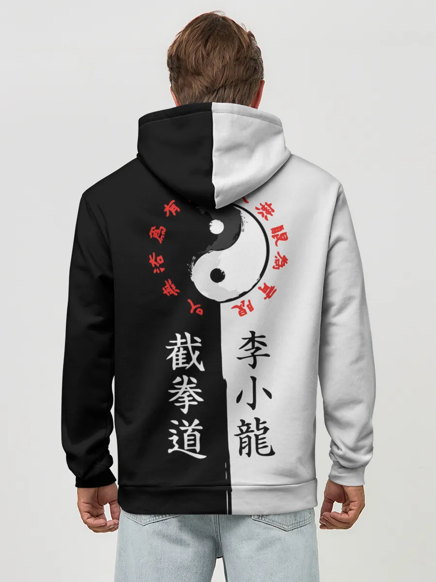 Худи мужской база хлопок / Bruce Jeet Kune Do