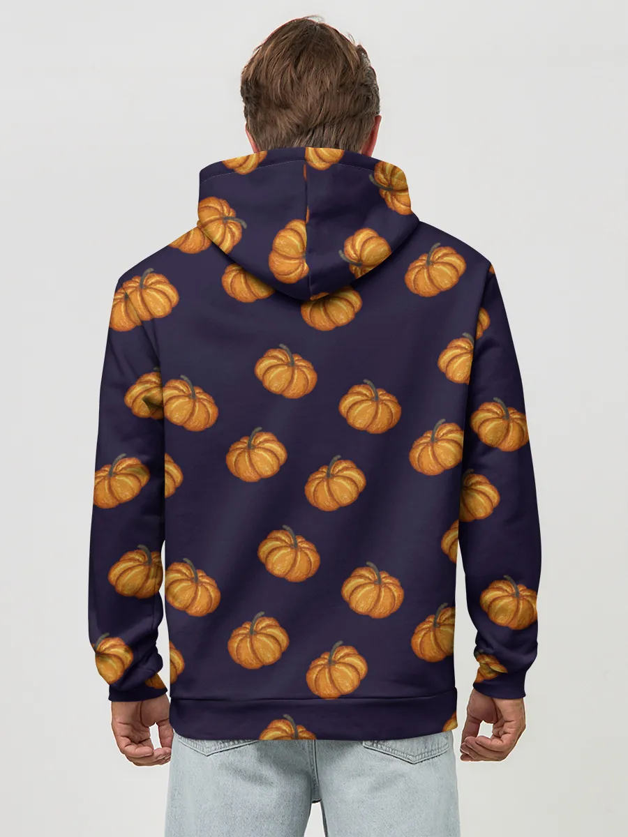 Худи мужской база хлопок / Тыквенный