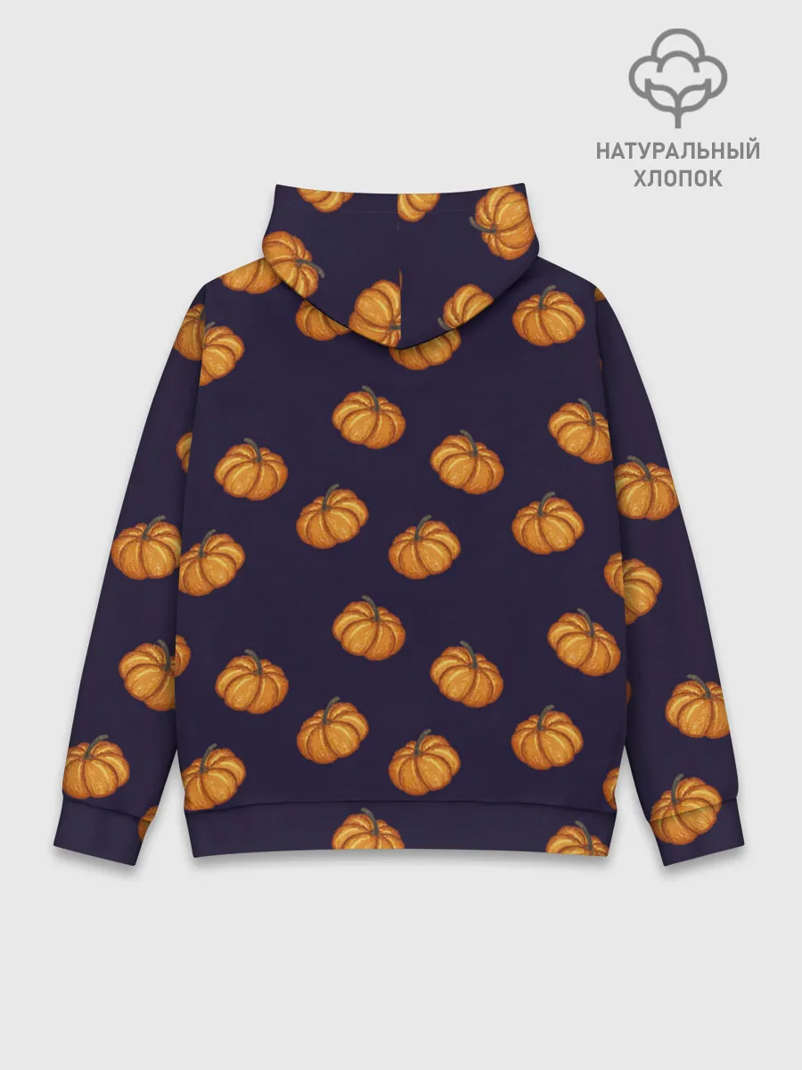 Худи мужской база хлопок / Тыквенный