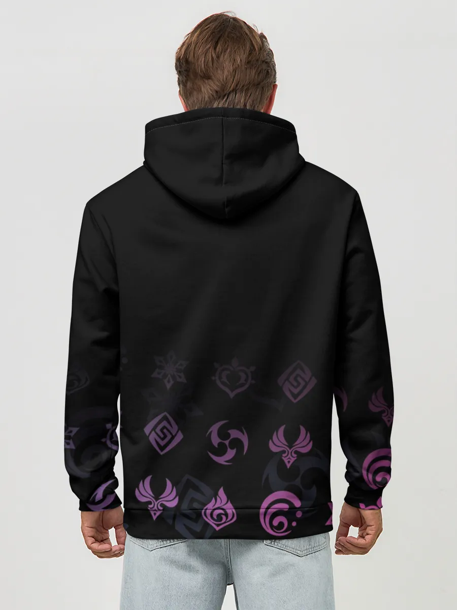 Худи мужской база хлопок / Ци Ци, Genshin Impact