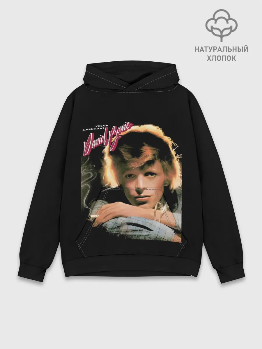 Худи мужской база хлопок / Young Americans - David Bowie