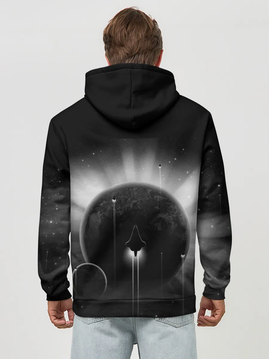 Худи мужской база хлопок / Space X