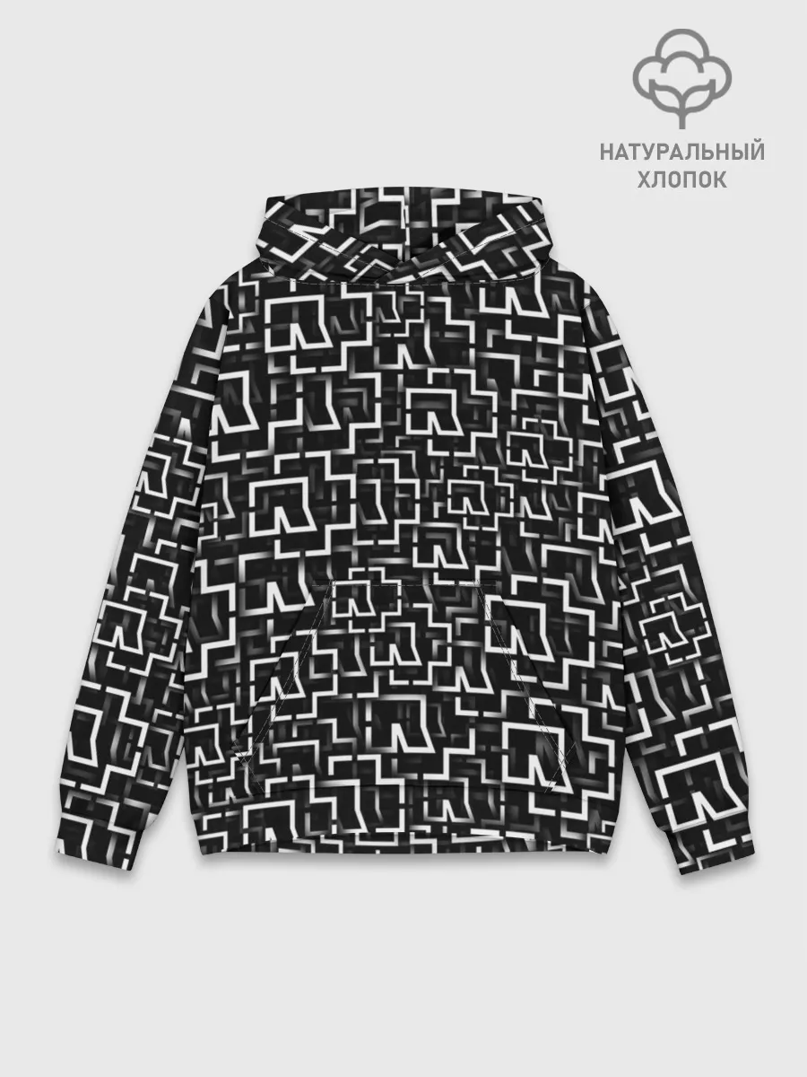 Худи мужской база хлопок / Совсем Rammmstein