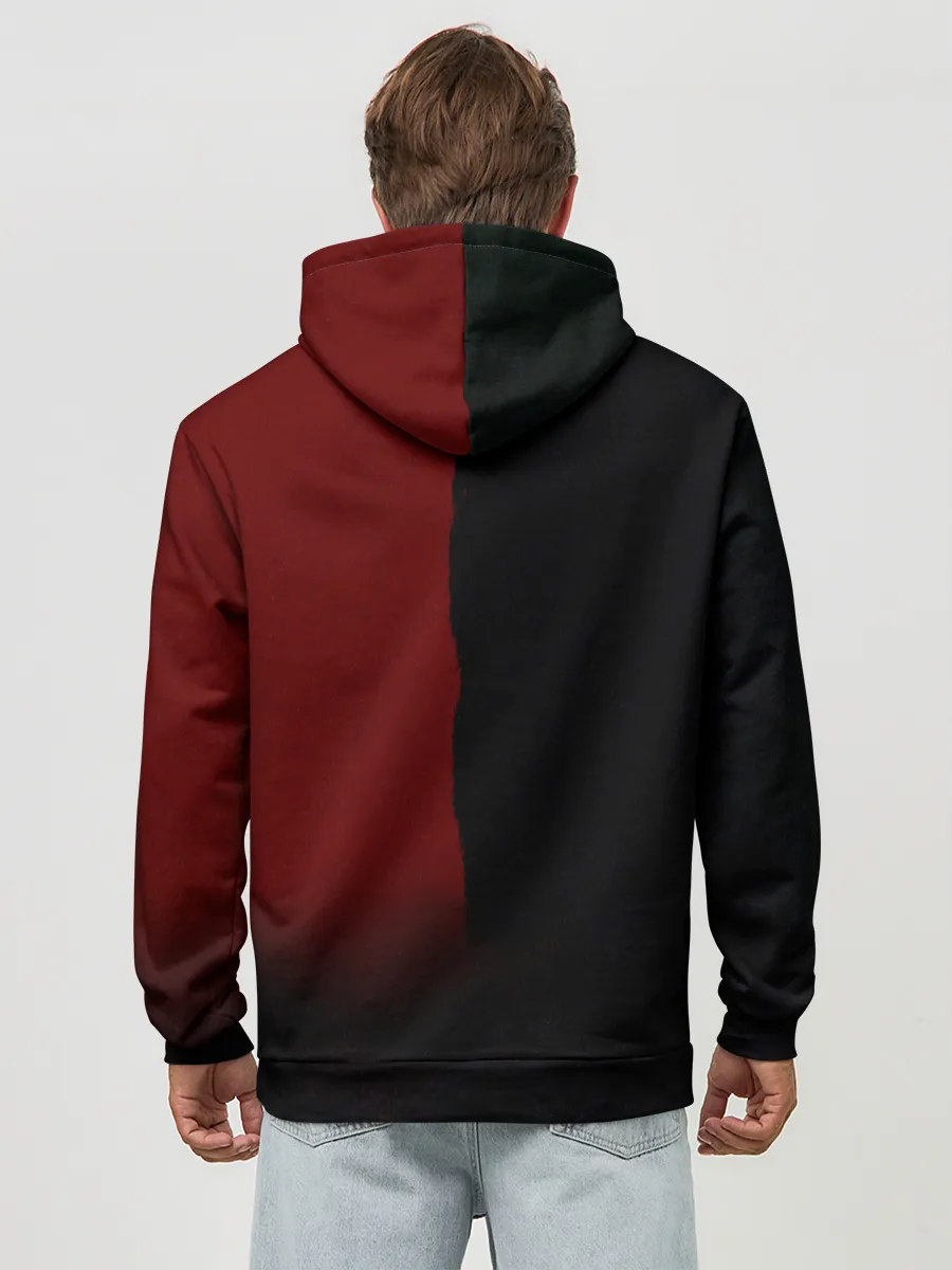 Худи мужской база хлопок / Магическая битва | Итадори Юдзи