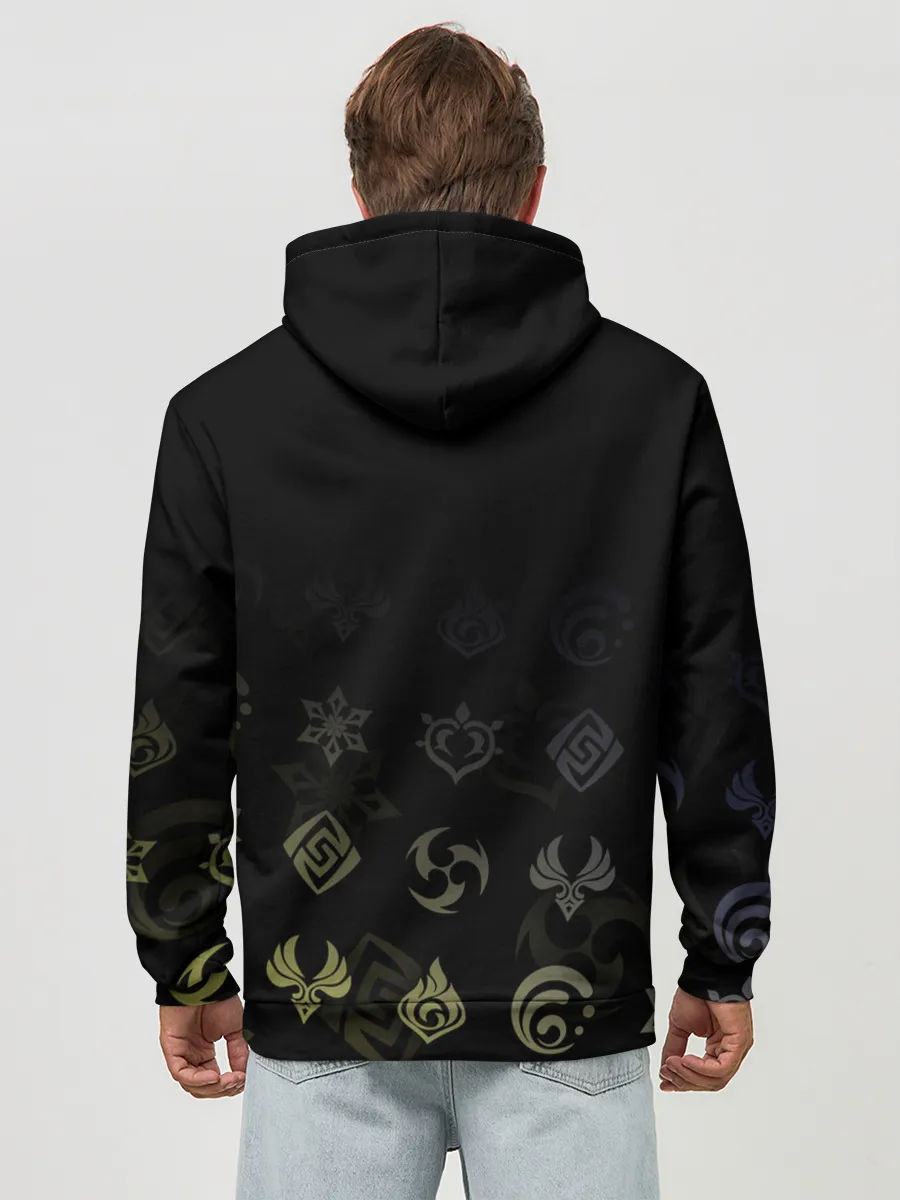 Худи мужской база хлопок / Рэйзор / Genshin Impact