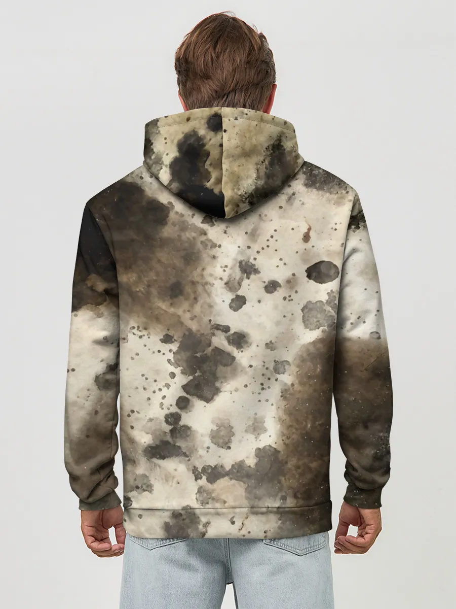 Худи мужской база хлопок / Пятьдесят оттенков серого