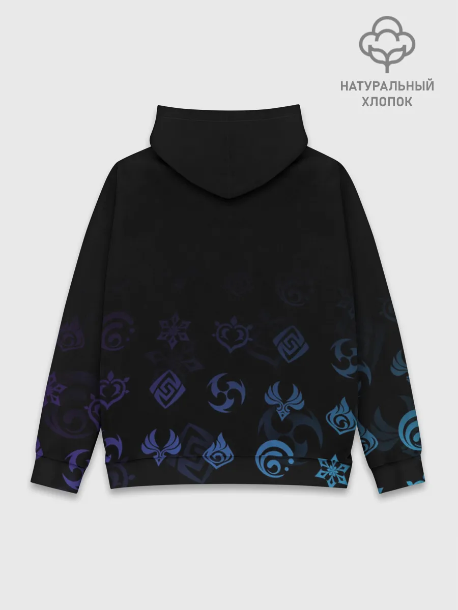 Худи мужской база хлопок / Чжун Юнь / Genshin Impact