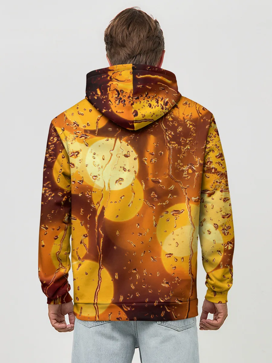 Худи мужской база хлопок / Дождик золотой