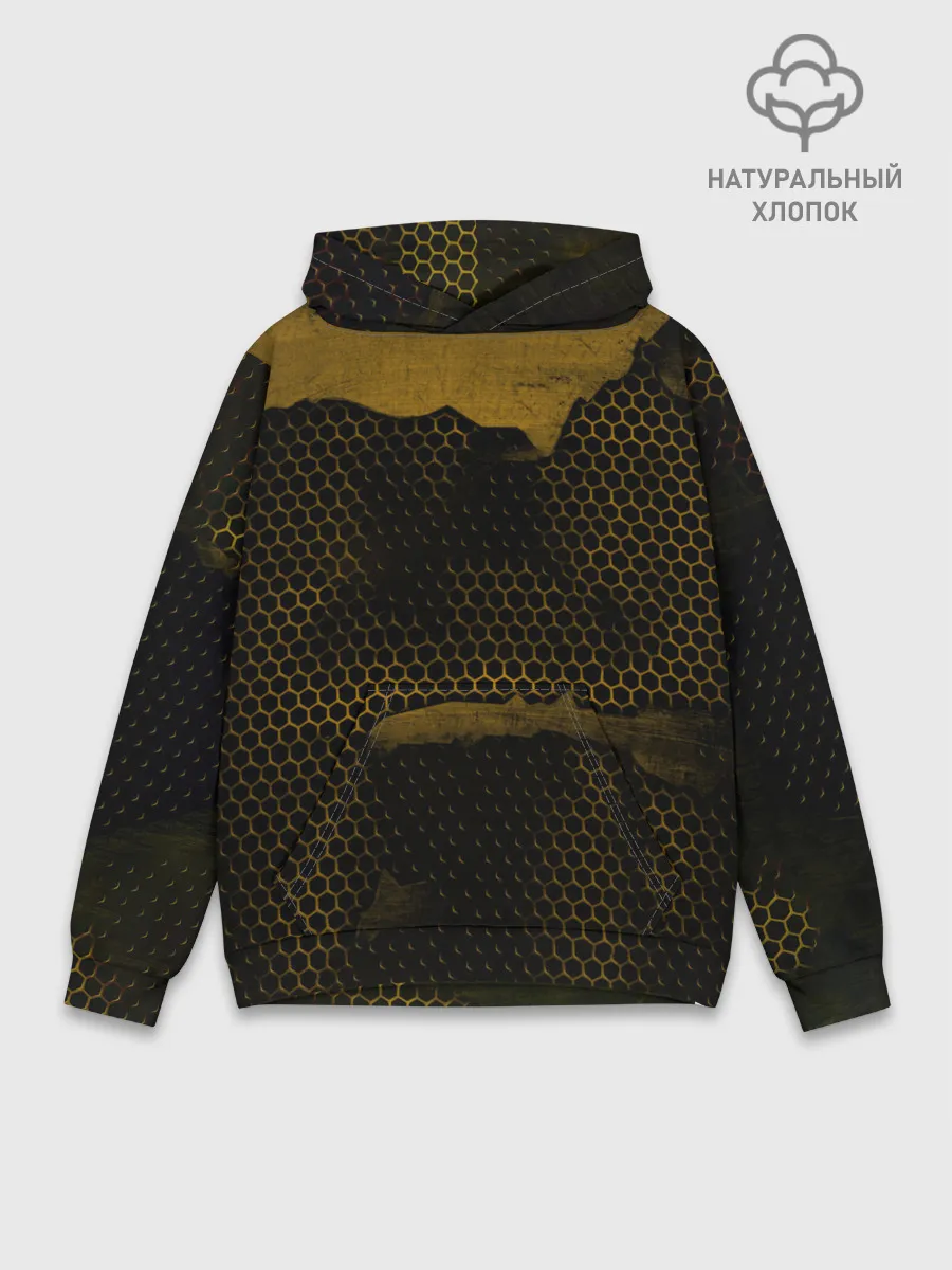 Худи мужской база хлопок / Pittsburgh Penguins на спине