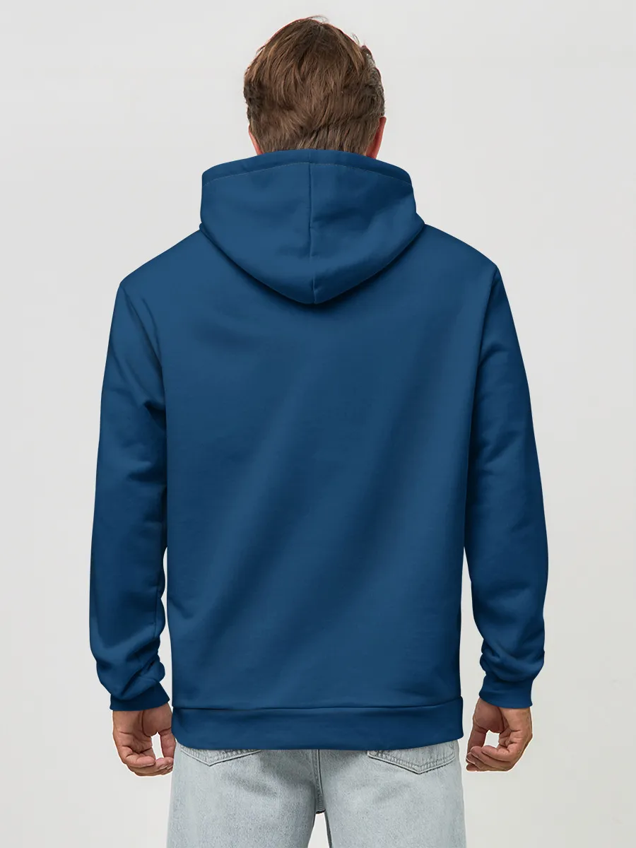 Худи мужской база хлопок / Тандзиро Камадо с мечом