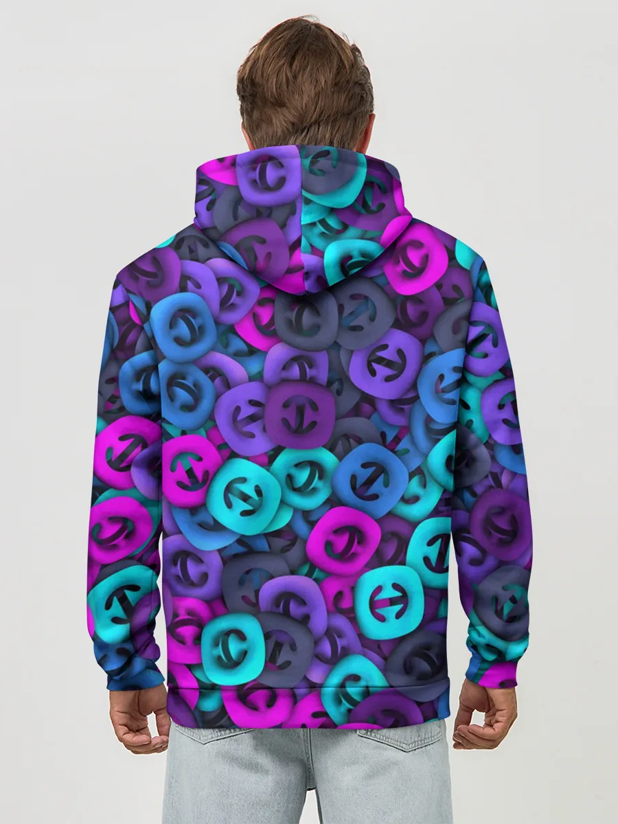 Худи мужской база хлопок / Неоновые снаперсы