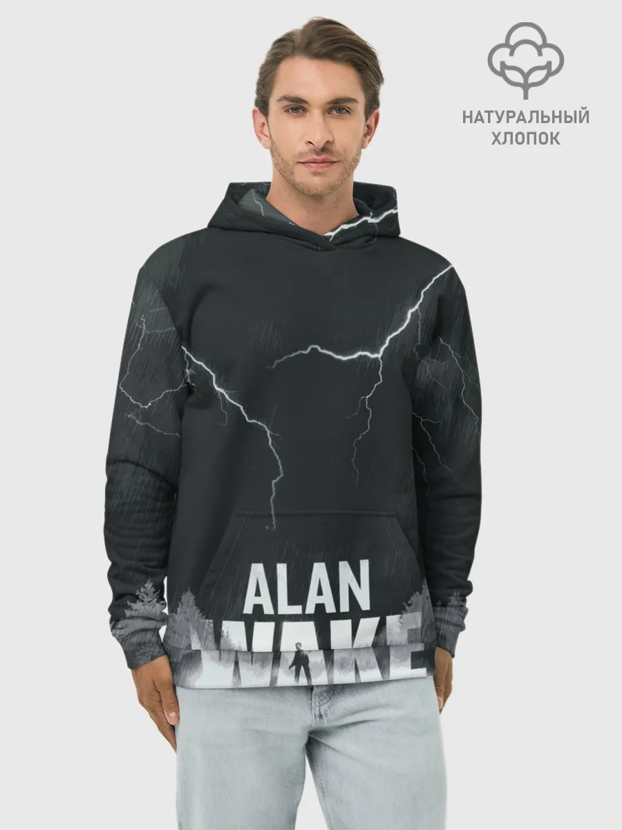 Худи мужской база хлопок / Alan Wake | Dark Place