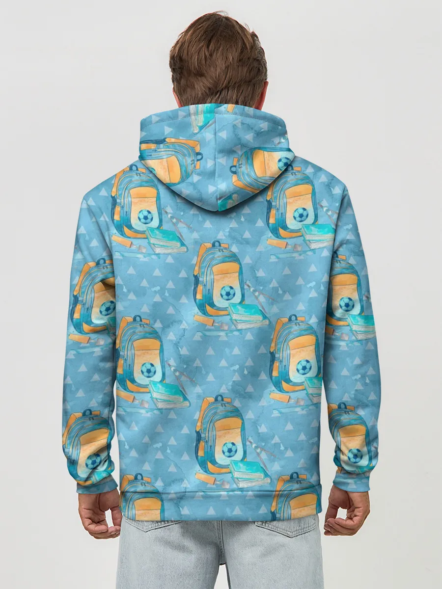 Худи мужской база хлопок / Школьник - футболист