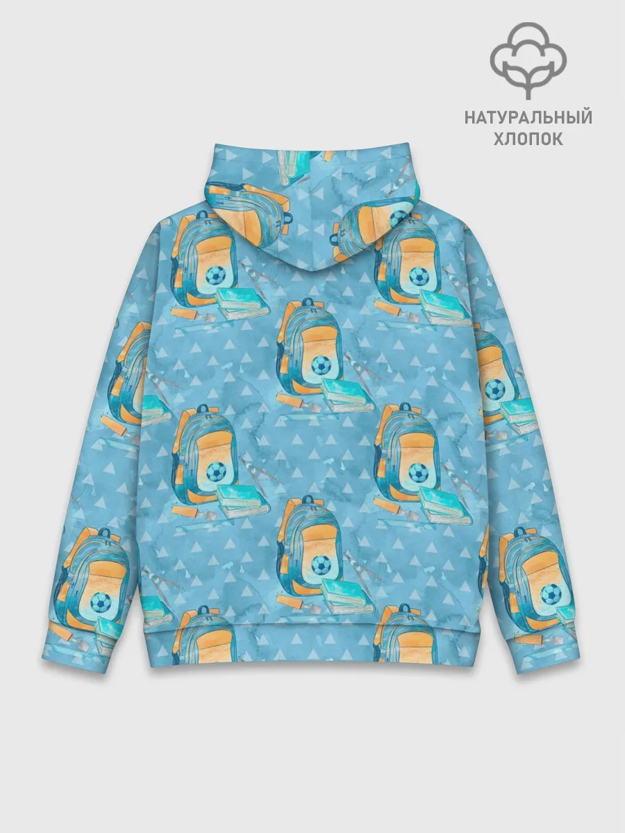 Худи мужской база хлопок / Школьник - футболист