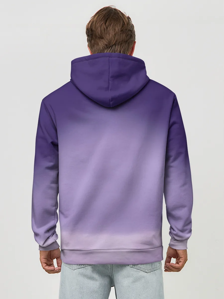 Худи мужской база хлопок / BTS. Purple