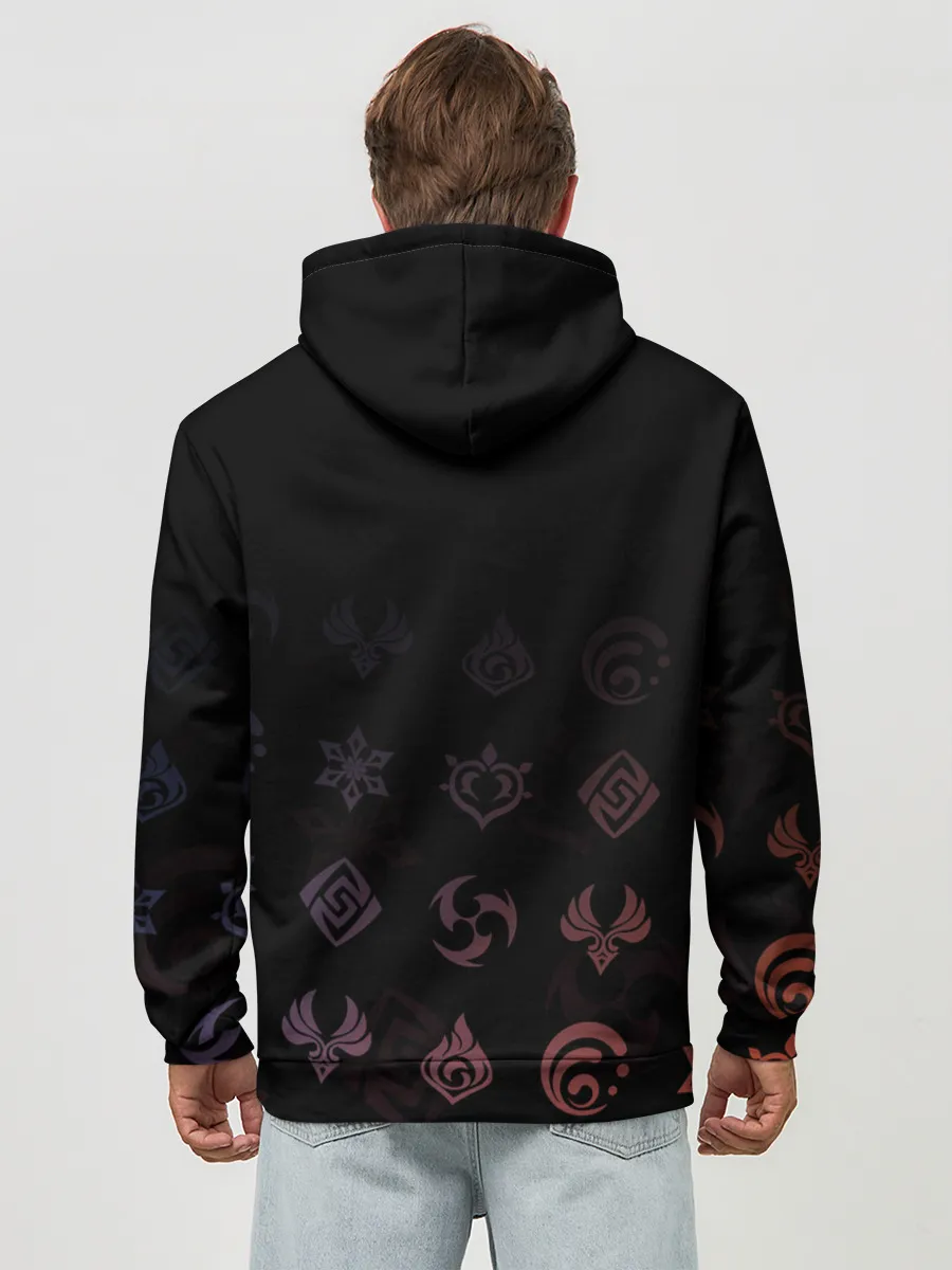 Худи мужской база хлопок / Сян Лин / Genshin Impact