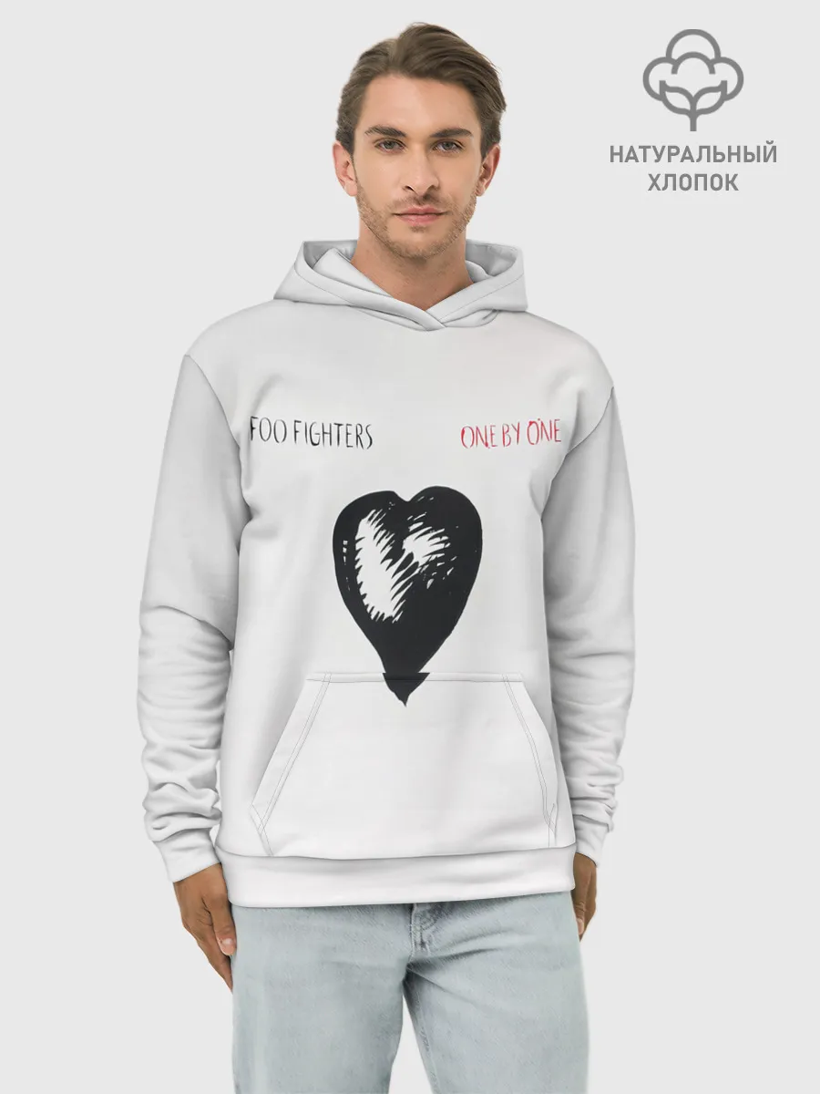 Худи мужской база хлопок / One by One - Foo Fighters
