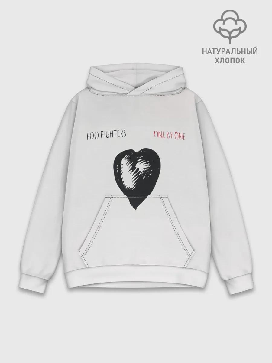 Худи мужской база хлопок / One by One - Foo Fighters