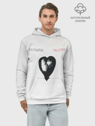 Худи мужской база хлопок / One by One - Foo Fighters