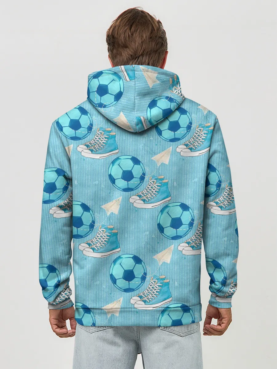 Худи мужской база хлопок / Юный футболист