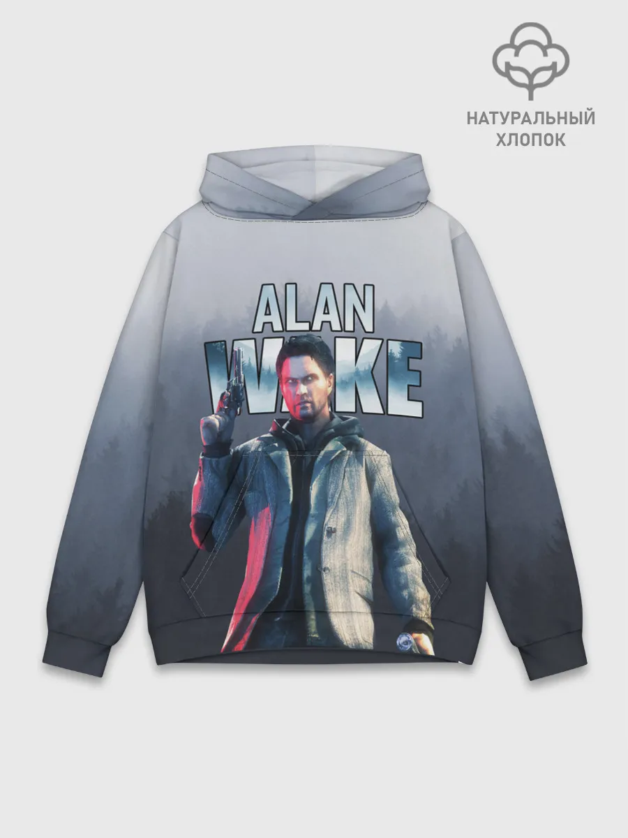 Худи мужской база хлопок / Алан Уэйк / Alan Wake