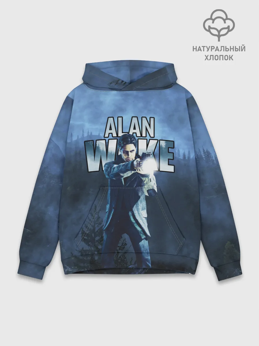 Худи мужской база хлопок / Alan Wake / Алан Уэйк