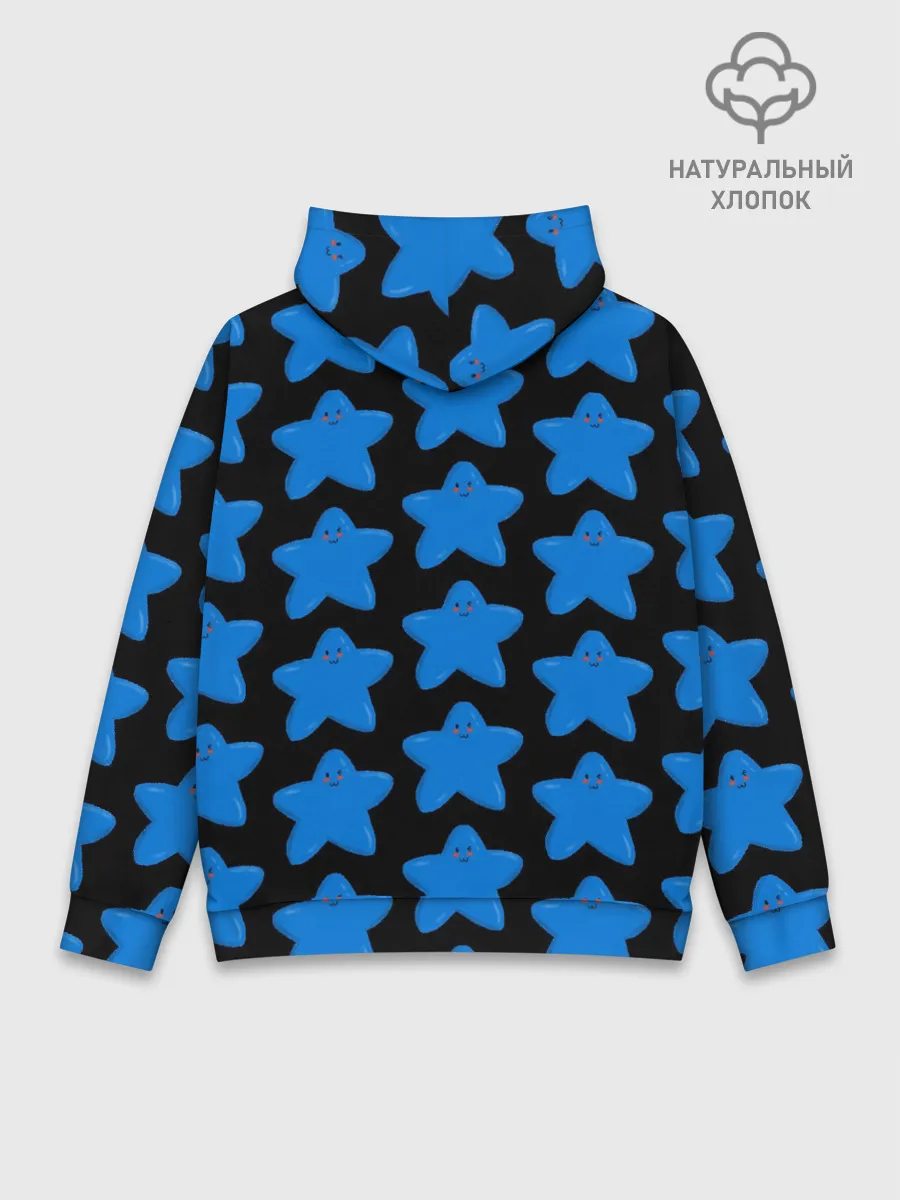 Худи мужской база хлопок / улыбка звезды