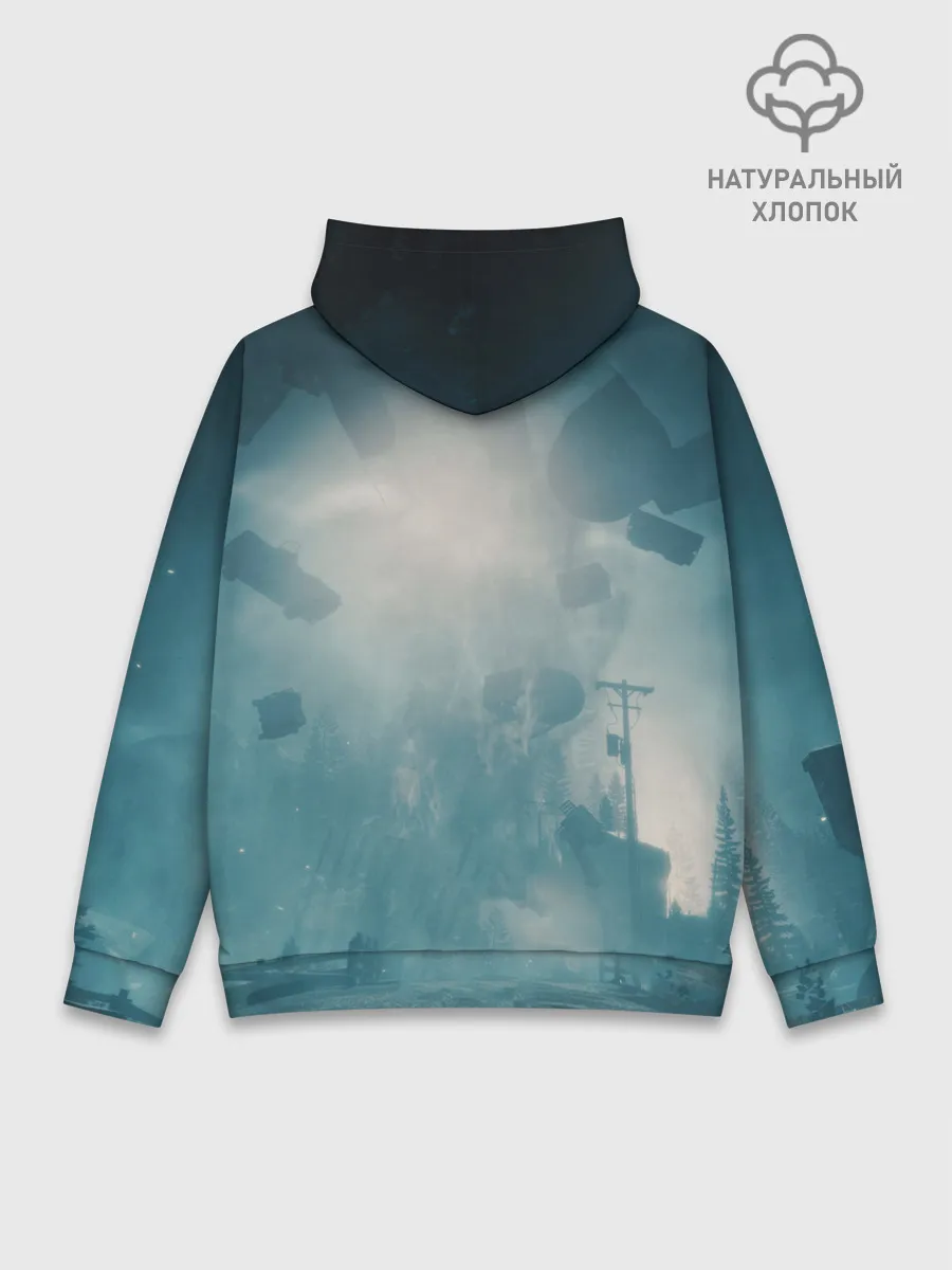 Худи мужской база хлопок / Алан Уэйк арт