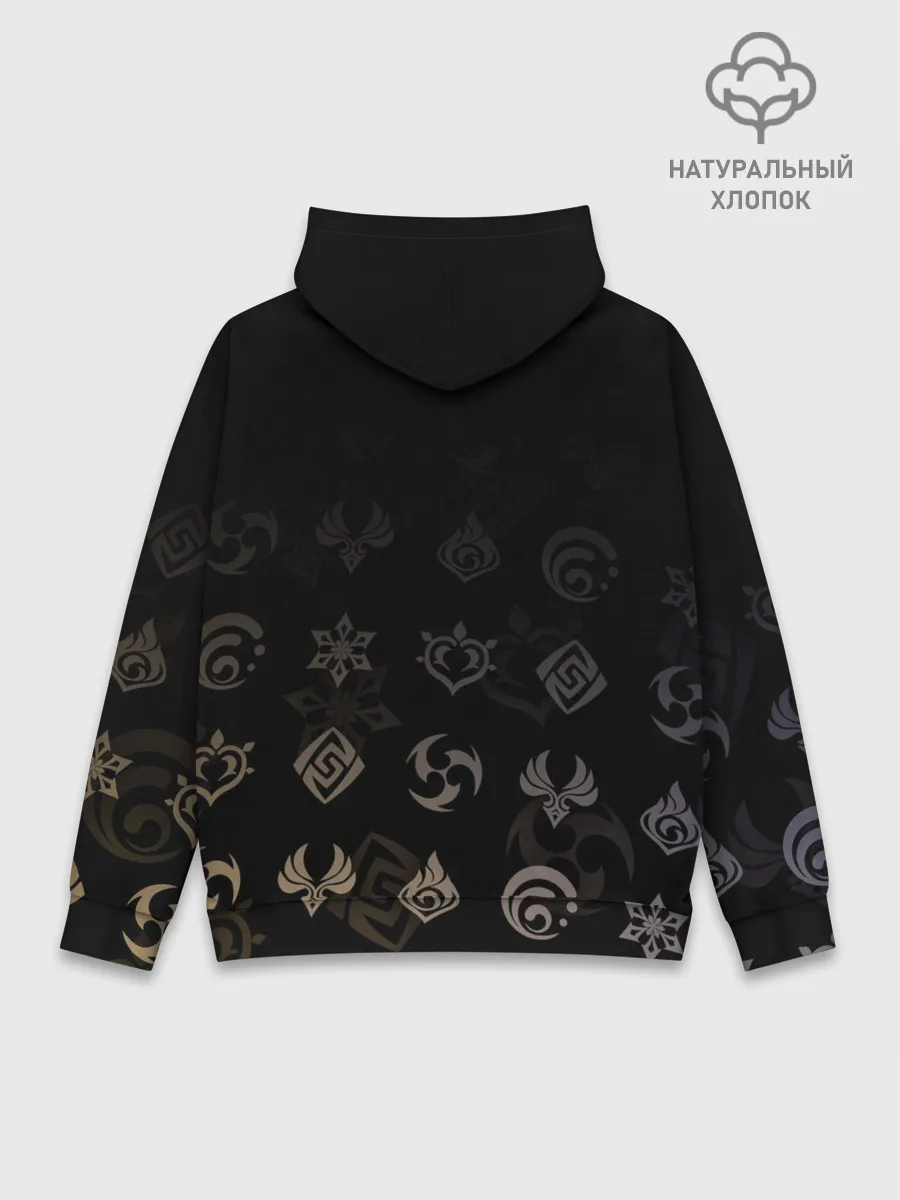 Худи мужской база хлопок / Альбедо / Genshin Impact