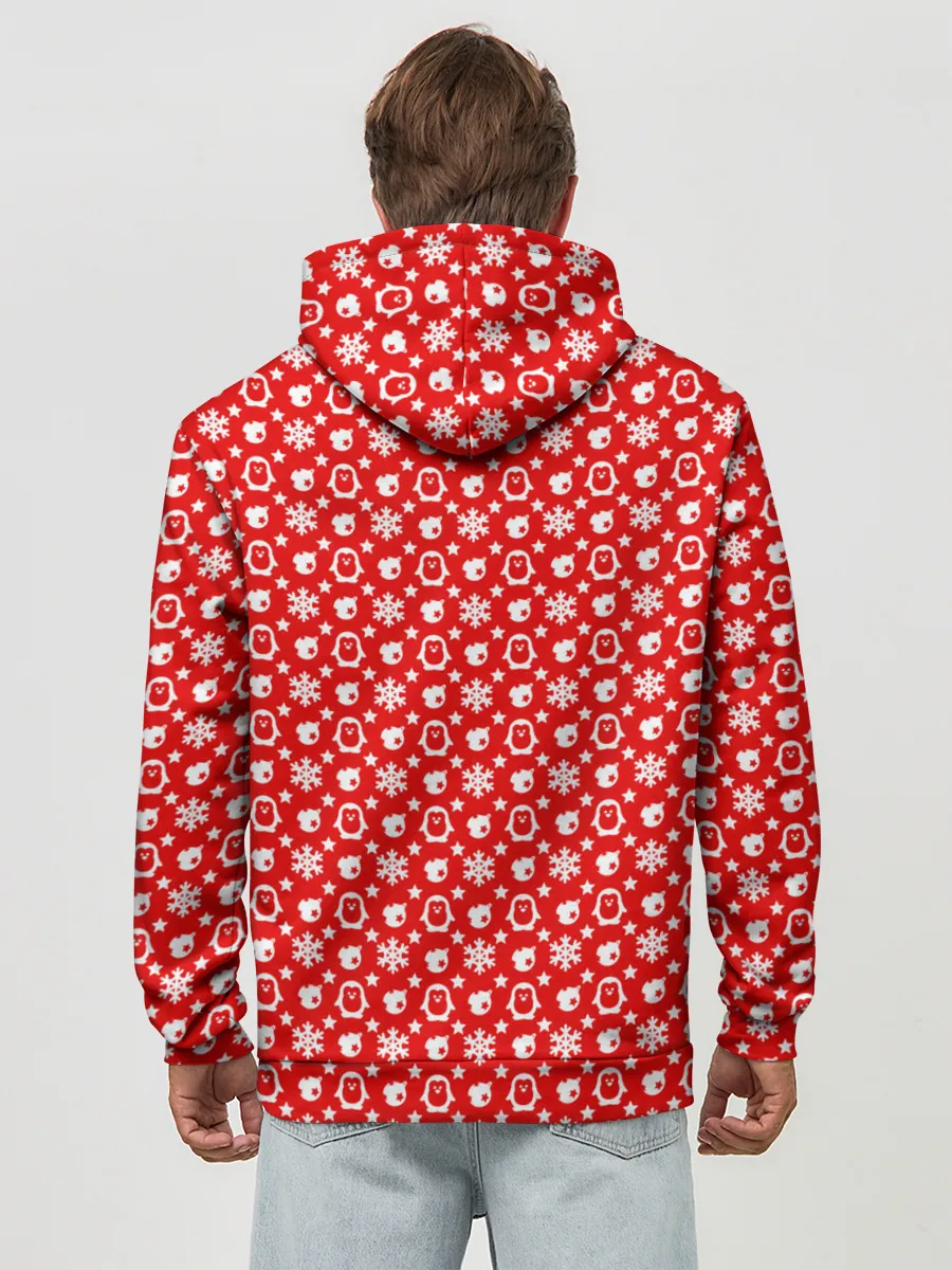 Худи мужской база хлопок / Funny penguins