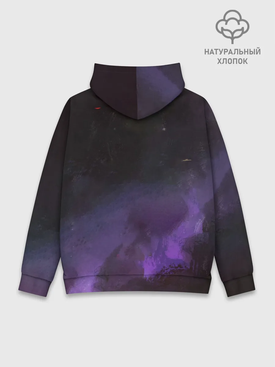 Худи мужской база хлопок / Дио Брандо Космический из ДЖО джо