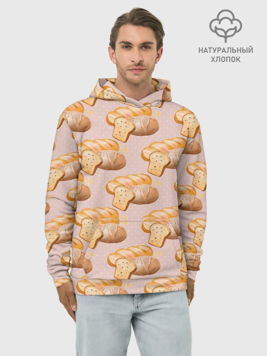 Худи мужской база хлопок / Выпечка - хлеб