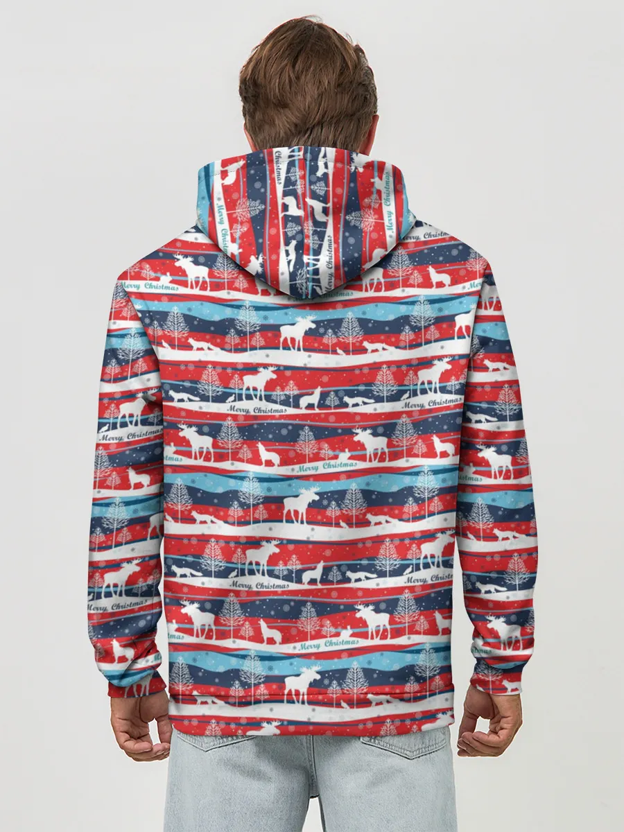 Худи мужской база хлопок / Merry Christmas