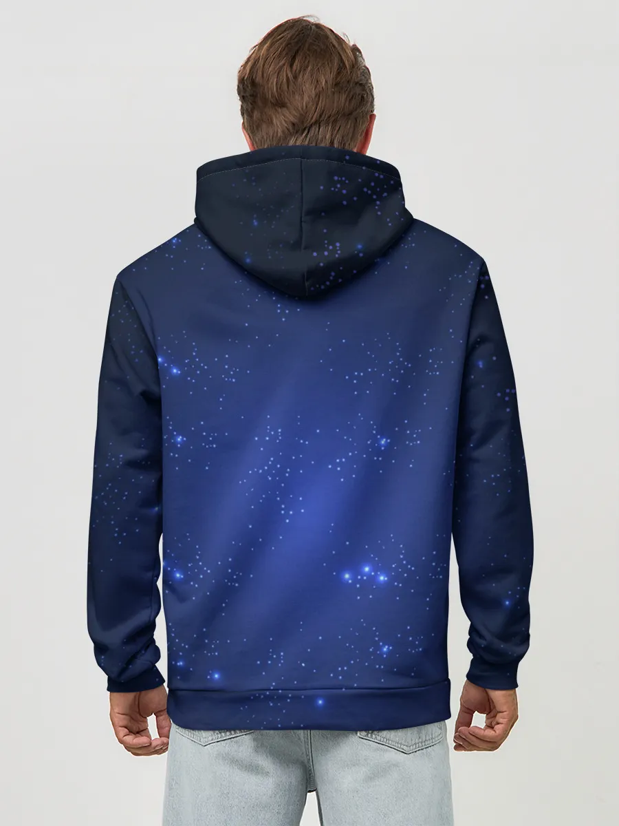 Худи мужской база хлопок / Знак зодиака - Рак