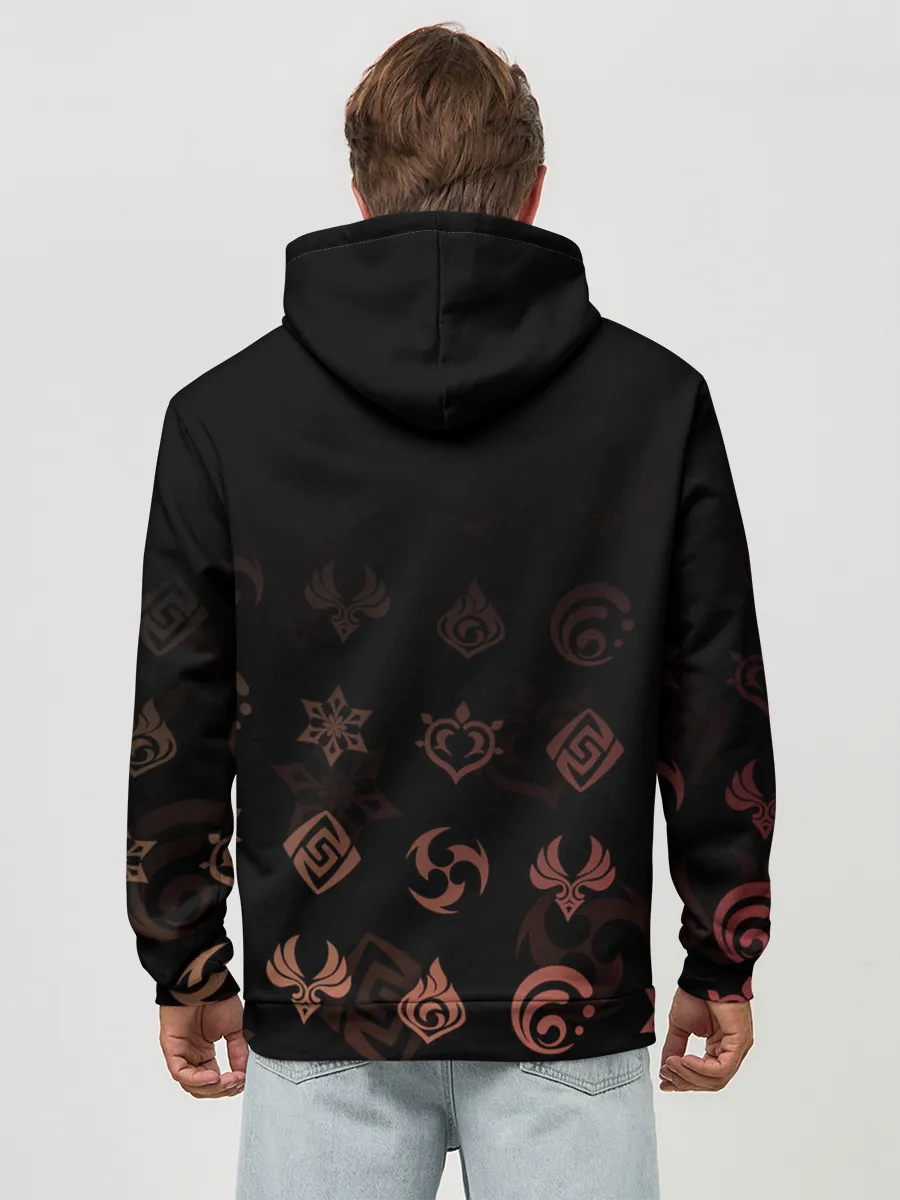 Худи мужской база хлопок / Янь Фэй / Genshin Impact