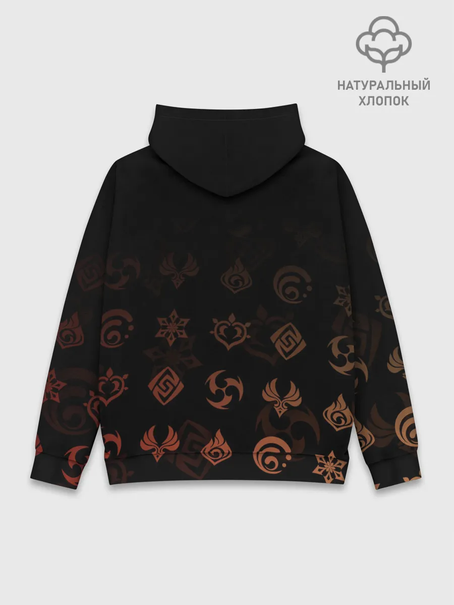 Худи мужской база хлопок / Ёимия / Genshin Impact