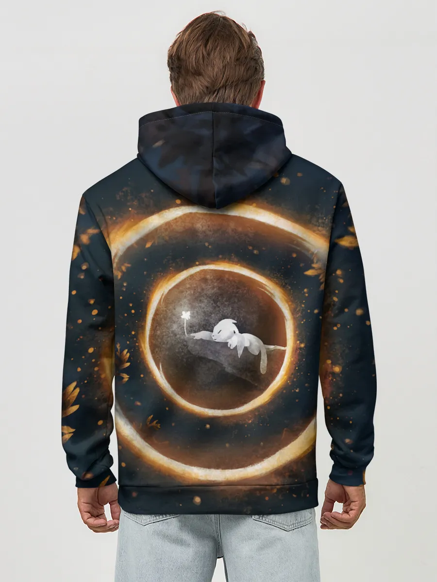 Худи мужской база хлопок / Ori and Flower