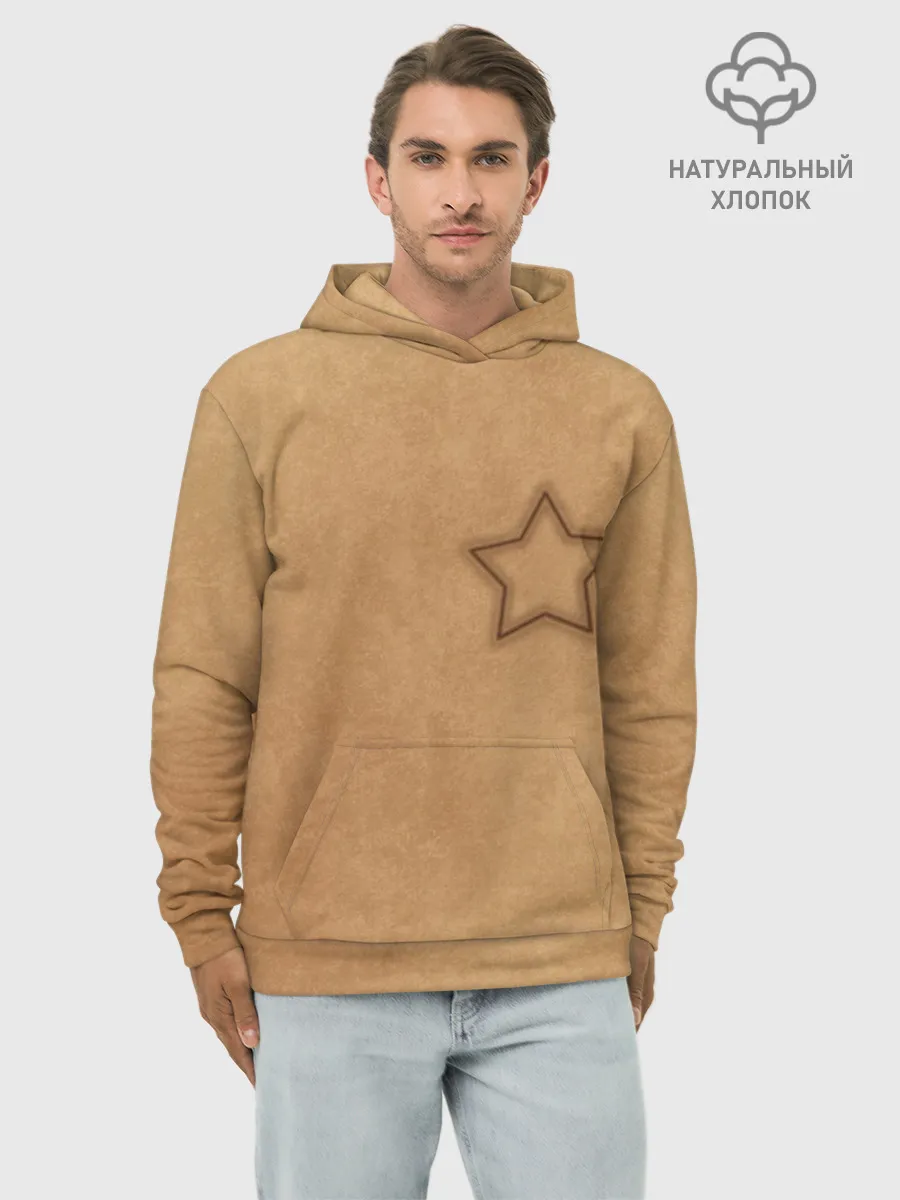 Худи мужской база хлопок / Звезда / Игра в кальмара