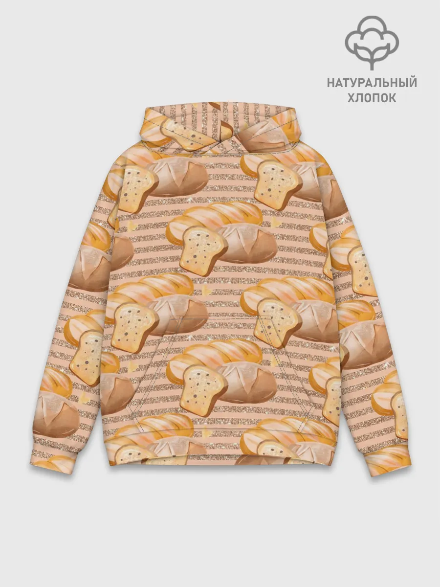 Худи мужской база хлопок / Выпечка - хлеб и булочки