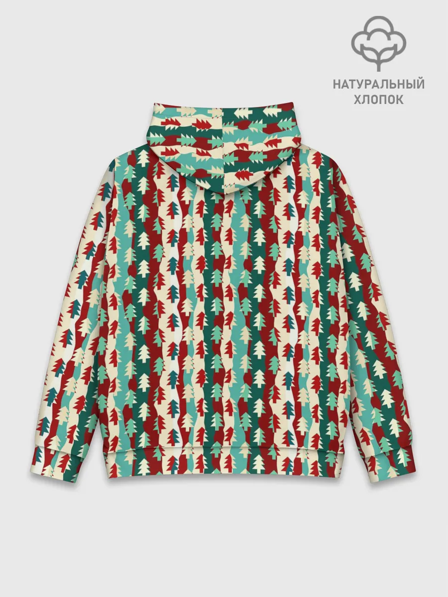 Худи мужской база хлопок / Маленькие Ёлочки