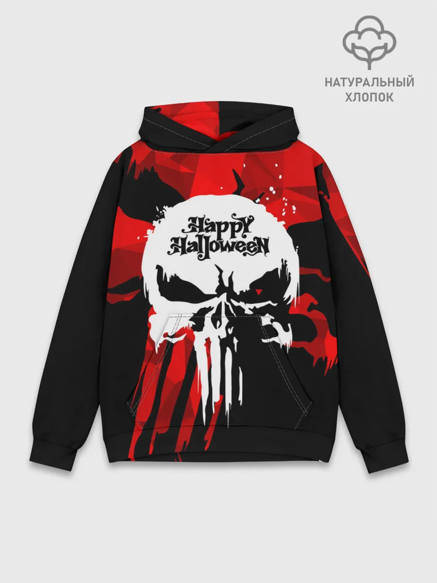 Худи мужской база хлопок / Геометрия страха