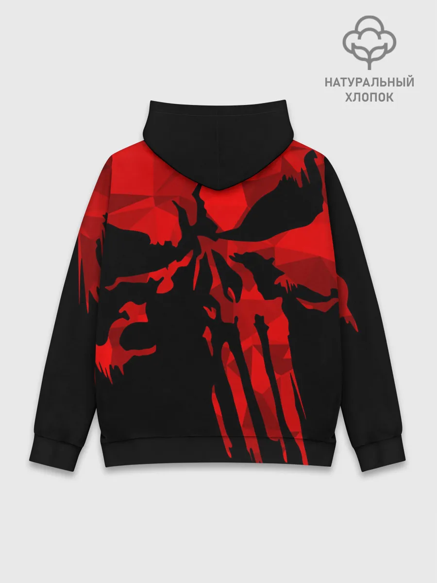Худи мужской база хлопок / Геометрия страха