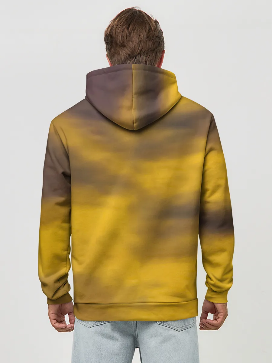 Худи мужской база хлопок / Black-Ash Inheritance - In Flames