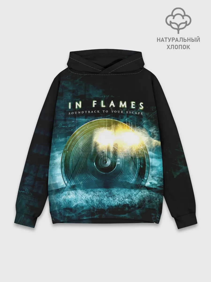 Худи мужской база хлопок / Soundtrack to Your Escape - In Flames