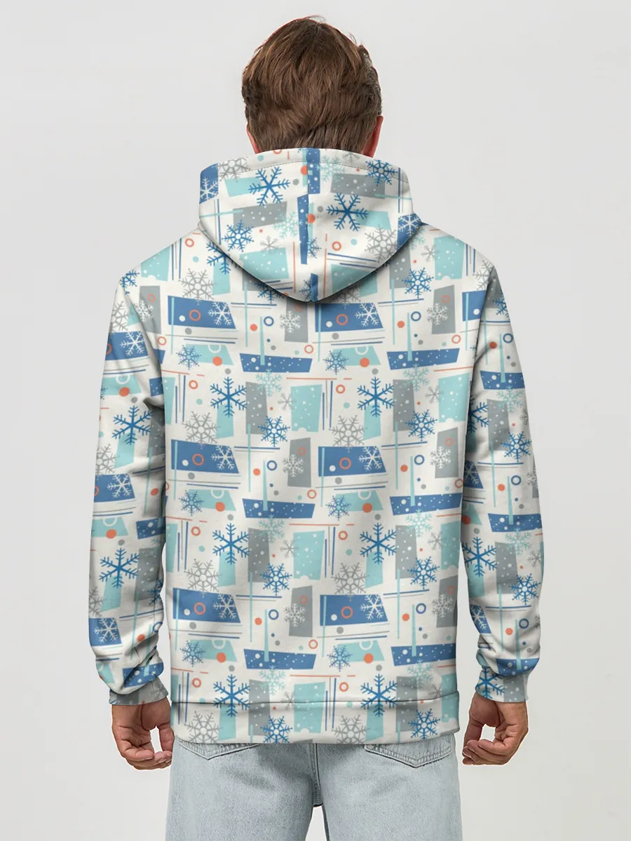 Худи мужской база хлопок / Зимний Дизайн