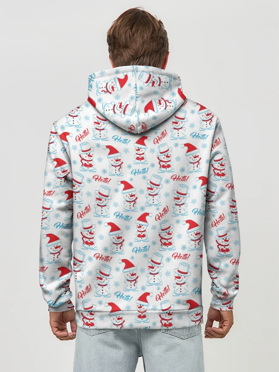 Худи мужской база хлопок / Hello!